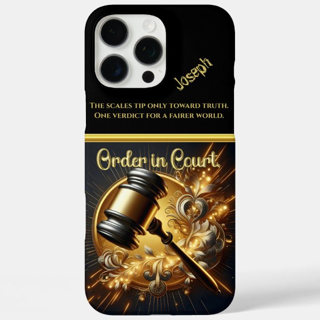 Coques Case-Mate iPhone Un gouffre d'autorité au pouvoir de la justice (Verso)