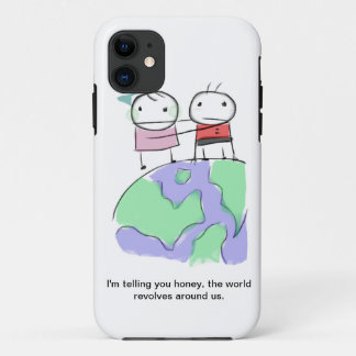 Coques Pour iPhone Un griffonnage terre-affectueux mignon par