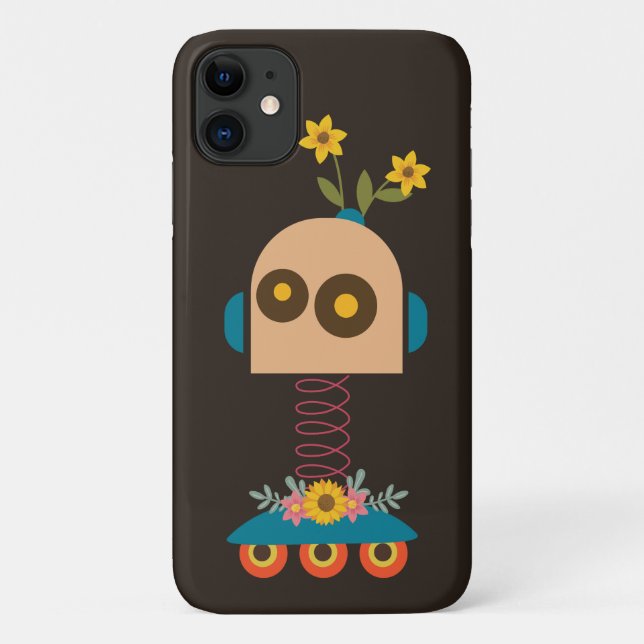 Coques Case-Mate iPhone Un joli robot design pour enfants (Dos)