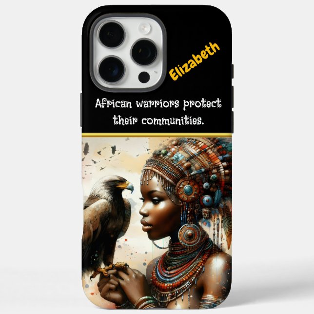 Coques Case-Mate iPhone Un lien de guerrier avec l'aigle à l'aube (Verso)