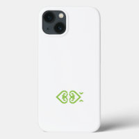 un logo vert et blanc au design stylisé