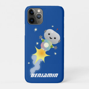 Case-Mate iPhone Case Un mignon robot volant dans l'espace dessin animé