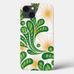 Case-Mate iPhone Case Un motif artistique vert et or représentant un arb