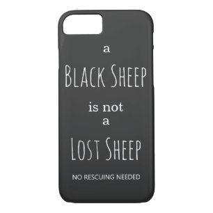 Case-Mate iPhone Case Un mouton noir n'est pas un mouton perdu Pas de Se