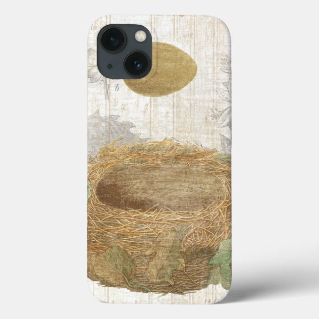 Coques Case-Mate iPhone Un nid d'oiseaux avec un oeuf Brown (Verso)