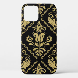 Case-Mate iPhone Case Un ornement noir et doré sans soucis. Tradition