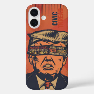 Coque Pour iPhone 16 Un président aveuglé par les problèmes mentaux