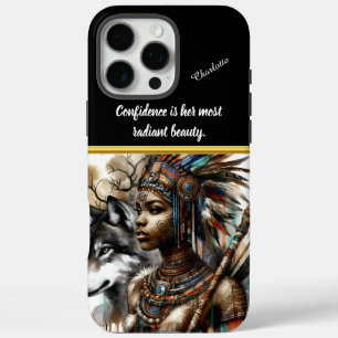 Coques iPhone 16 Pro Max Un puissant esprit guerrier lié à la nature