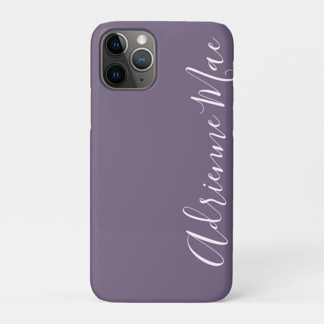 Coques Case-Mate iPhone Un raisin mauve personnalisé à la mode (Dos)