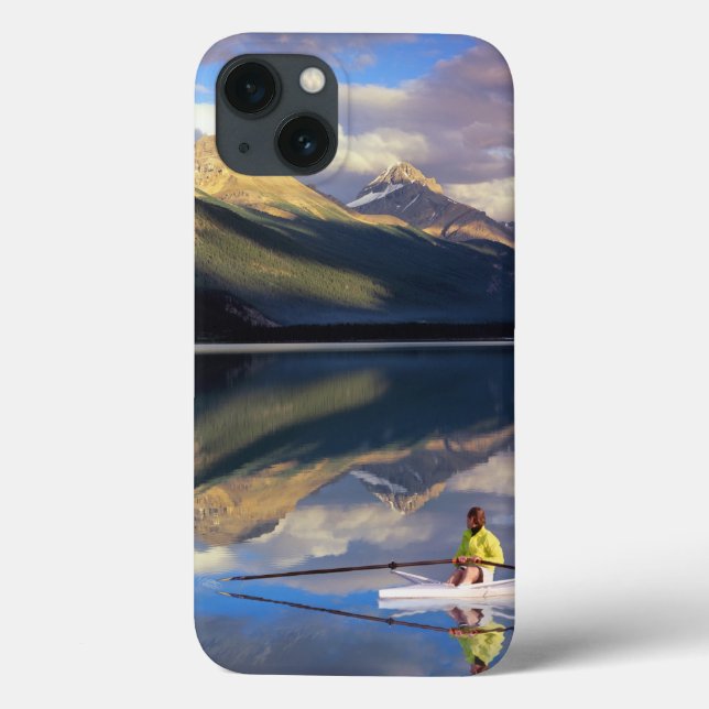Coques Case-Mate iPhone Un rameur sur le lac Banff au Canada MR) (Verso)