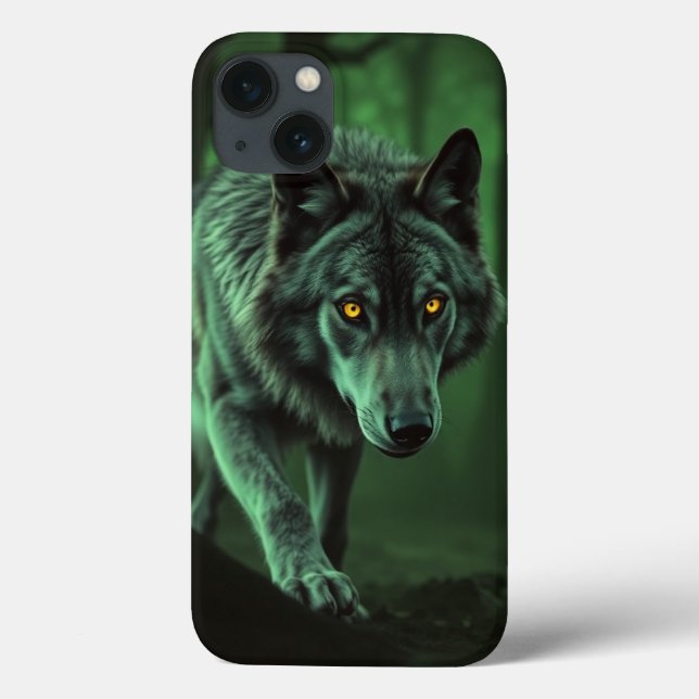Coques Case-Mate iPhone Un Regard Hantant D'Un Loup De Nuit (Verso)