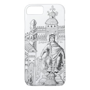 Coque Case-Mate Pour iPhone Un roi de Carlovingian dans son palais,