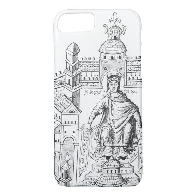 Coques Case-Mate iPhone Un roi de Carlovingian dans son palais, (Dos)