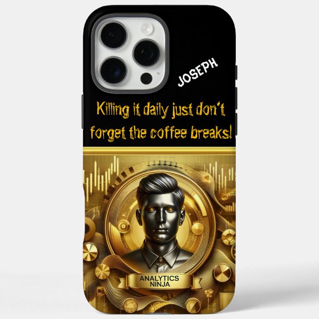 Coques Case-Mate iPhone Un scientifique de données moderne excellent dans  (Verso)