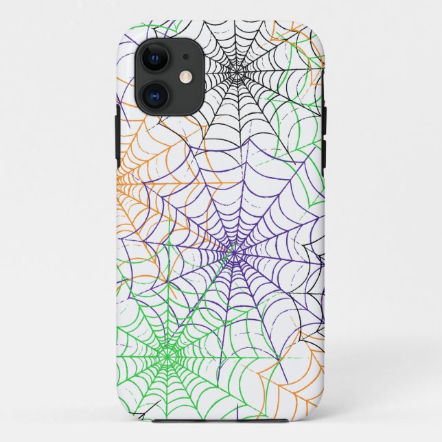 Coques Case-Mate iPhone Un simple Motif Web d'Halloween Spider (Dos)
