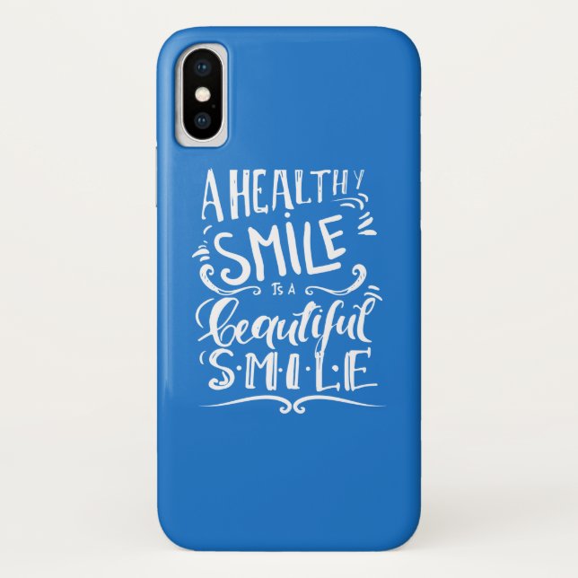 Coques Case-Mate iPhone Un sourire sain est un beau sourire (Dos)