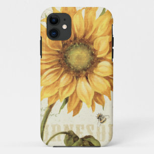 Coque iPhone 11 Un tournesol jaune