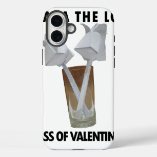 Coques iPhone 16 Plus Un verre de paix valentine.
