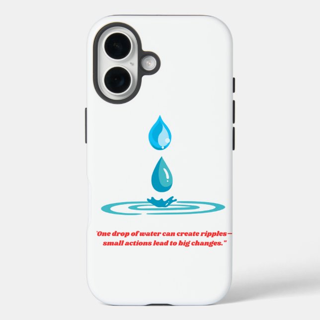 Coques Case-Mate iPhone Une baisse de la prime à l'eau (Verso)