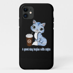 Case-Mate iPhone Case Une Bonne Journée Commence Avec Du Café   Cadeau a