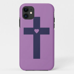 Case-Mate iPhone Case Une croix avec cœur 