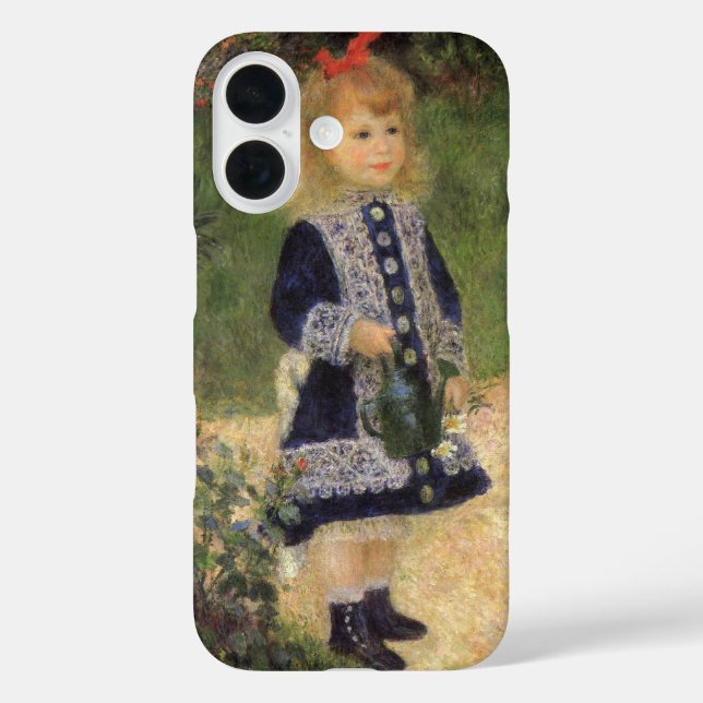 Coques Case-Mate iPhone Une fille à la canne d'arrosage par Pierre Renoir (Verso)