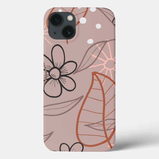 Coques Case-Mate iPhone Une fleur et des Feuilles à lunettes (Verso)
