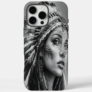 Coques iPhone 16 Pro Max Une guerrière indienne en tenue traditionnelle