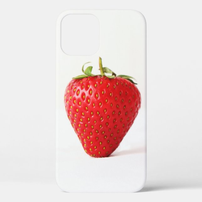 Coques Case-Mate iPhone Une iphcna de fraise rouge (Verso)