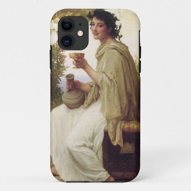 Coques Case-Mate iPhone Une jeune femme boit du vin (Dos)