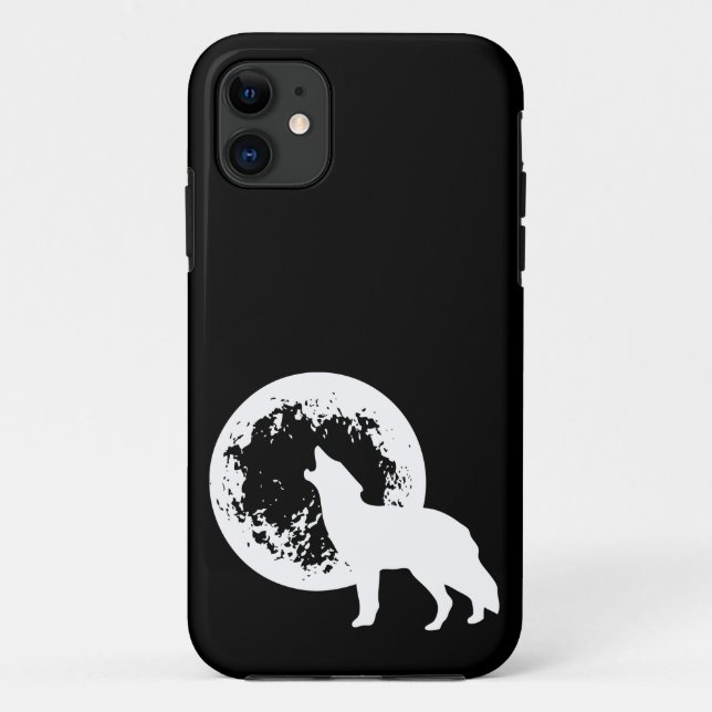 Coques Case-Mate iPhone Une lune de loup (Dos)