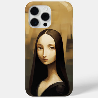 Coque iPhone 15 Pro Max Une Mona Lisa réimaginé, un classique mais aussi n