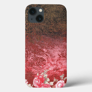 Case-Mate iPhone Case une peinture rouge et noire avec un fond rouge