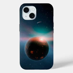 Coque Pour iPhone 15 Une Tempête De Comètes Dans Le Système Eta Corvi.