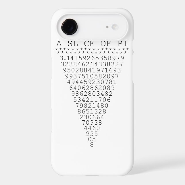 Coques Case-Mate iPhone Une tranche de présentation Pi (Verso)