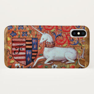 Case-Mate iPhone Case UNICORN Monogramme de parchemin Brown