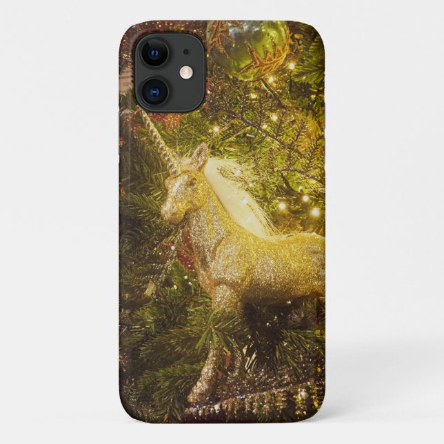 Coques Case-Mate iPhone Unicorne d'or (Dos)