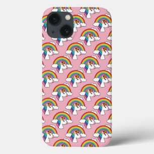 Case-Mate iPhone Case Unicorne et arc-en-ciel avec nuages Kawaii