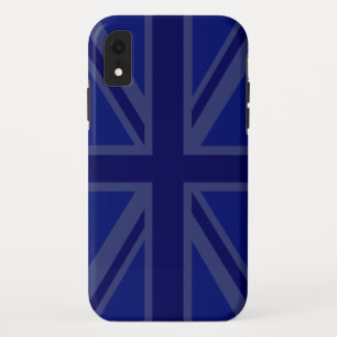 Coque Case-Mate Pour iPhone Union Jack bleue élégante