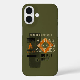 Coque Pour iPhone 16 Unique Chasse Chasse Cargo Gear