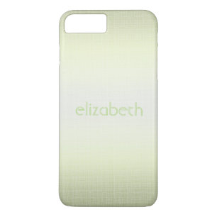 Coques Pour iPhone Unique Élégant Simple Personnalisé Vert Minimal