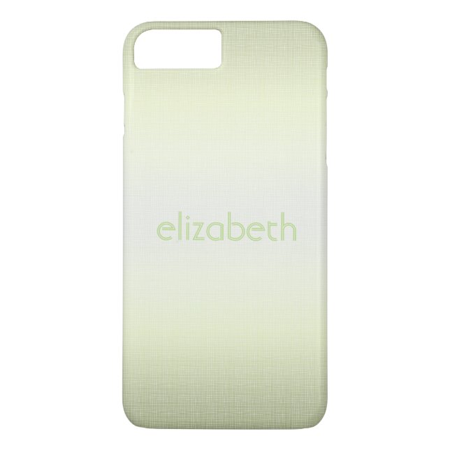 Coques Case-Mate iPhone Unique Élégant Simple Personnalisé Vert Minimal (Dos)