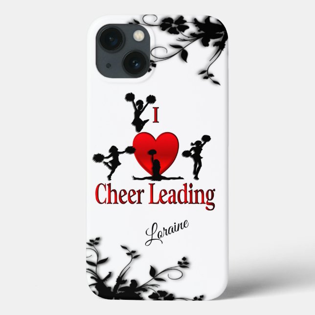 Coques Case-Mate iPhone Unique I Heart Cheerleader personnel (Verso)