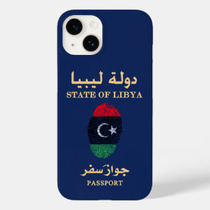 Coque Pour iPhone 14 Unique Libye Voyage Passeport Imprimer Souvenir