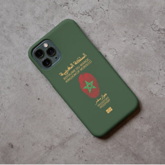 Coque Pour iPhone 14 Unique Maroc Voyage Passeport Imprimer Souvenir