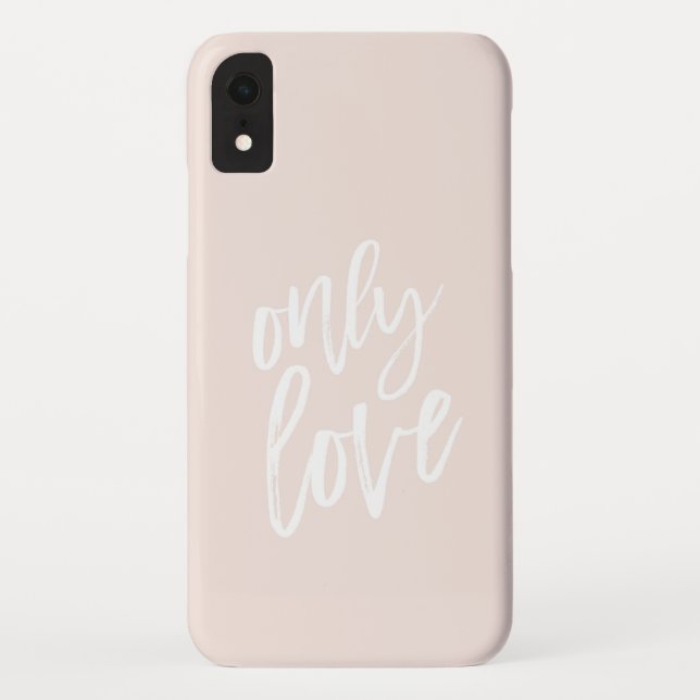 Coques Case-Mate iPhone Uniquement l'amour rose  (Dos)