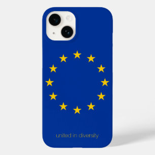Coque Pour iPhone 14 "Unis dans la diversité" Drapeau UE Union européen
