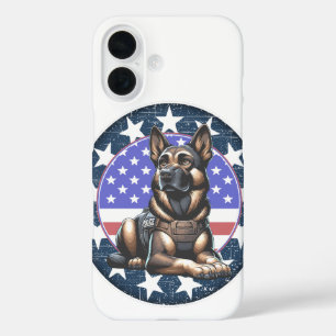 Coque Pour iPhone 16 Unité de chien militaire de police K9