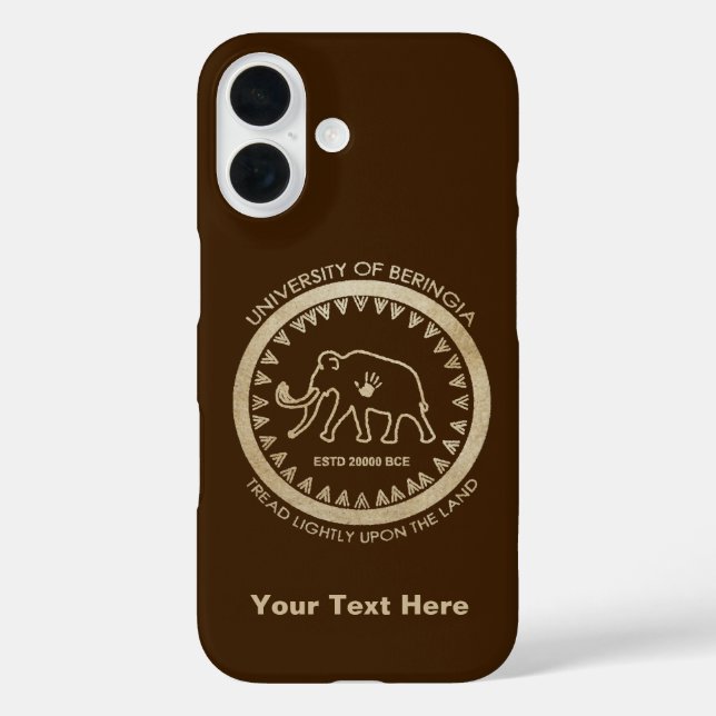 Coques Case-Mate iPhone Université de Beringia Mammoth Seal (Verso)
