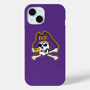 Coque Pour iPhone 15 Université de Caroline de l'Est   Pirates écus